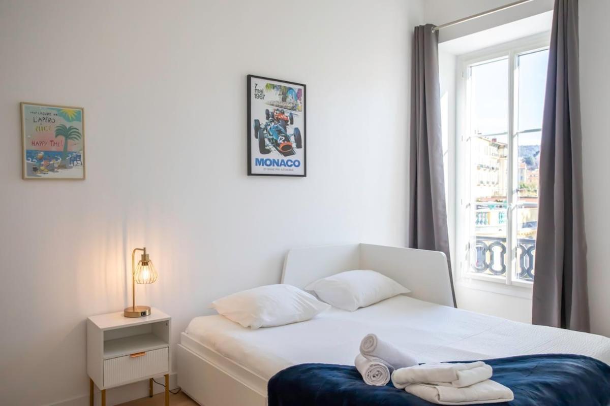 #17 Gioffredo 3 Chbres Air Conditioning 5mins Vieux Niceport Appartamento Nizza